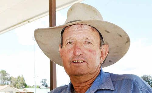 Warwick Show and Rodeo Society president Neville Fanning prepares for the installation of a monster eight to 10 metre TV screen. Warwick Show and Rodeo Society president Neville Fanning prepares for the installation of a monster eight to 10 metre TV screen.